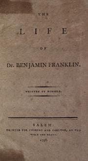 The Autobiography of Benjamin Franklin